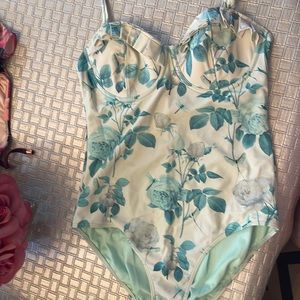Ted baker bathing suit with rose detail